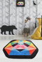 Conceptum Alfombra Enjoy Panda de 200 cm Multicolor